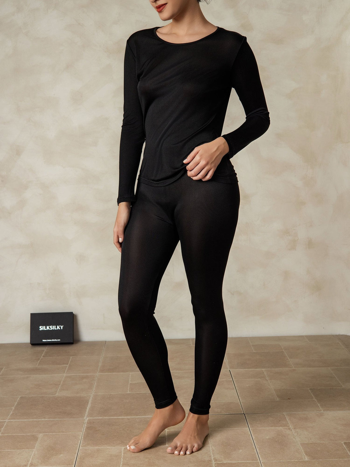 Women's Silk Jersey Long Sleeve Long Johns