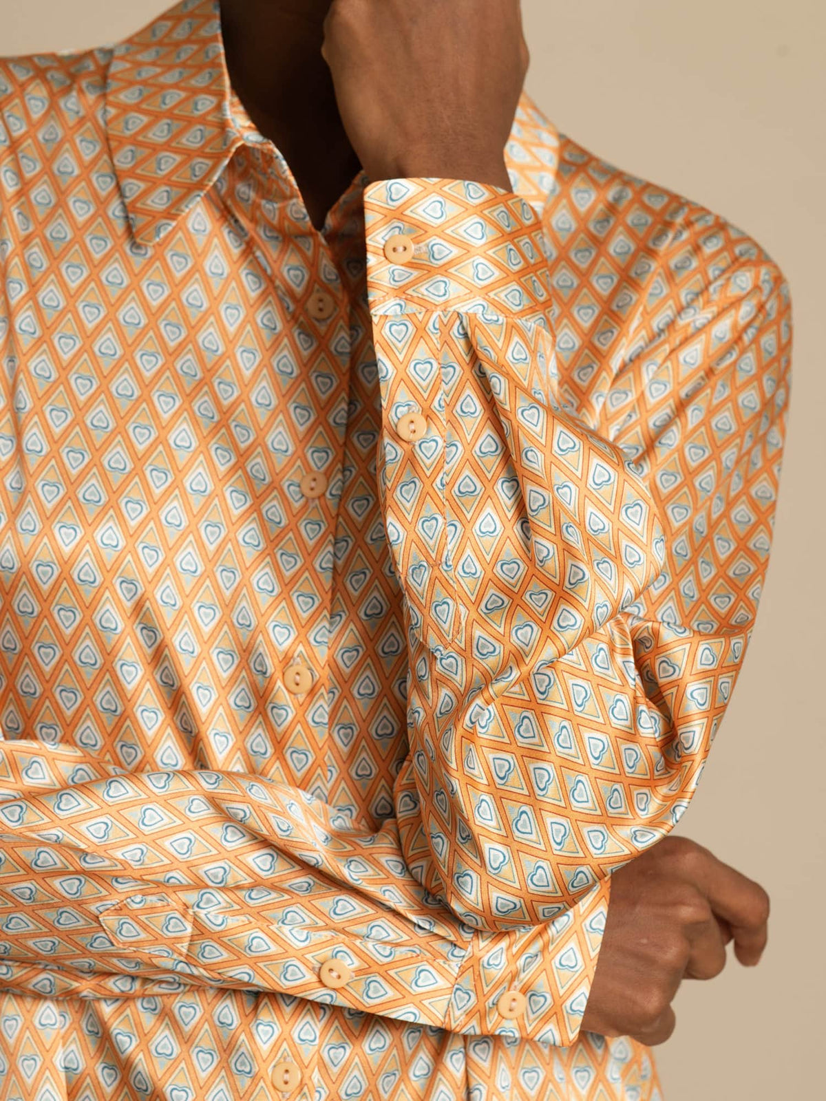 19Momme Silk Long Sleeve Lapel Collar Women's Shirt with Button Up Design