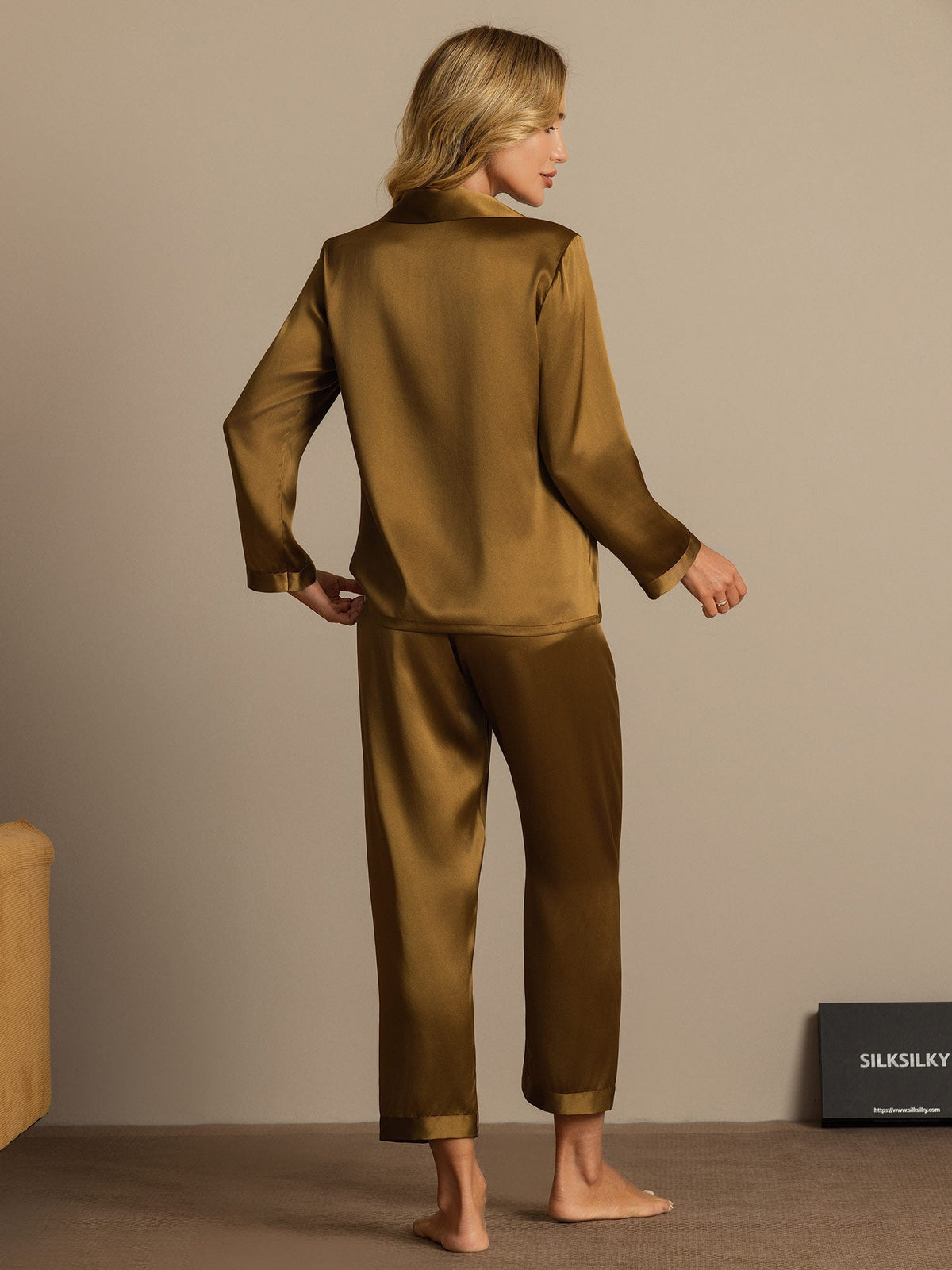 Women's Pure Silk Long Sleeve Pyjamas Set