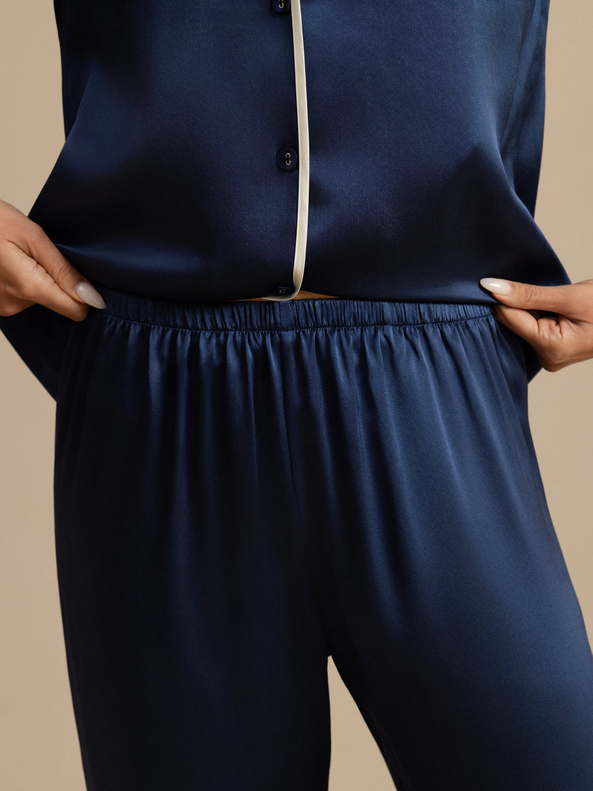100% Mulberry Silk Classic Pajama Set