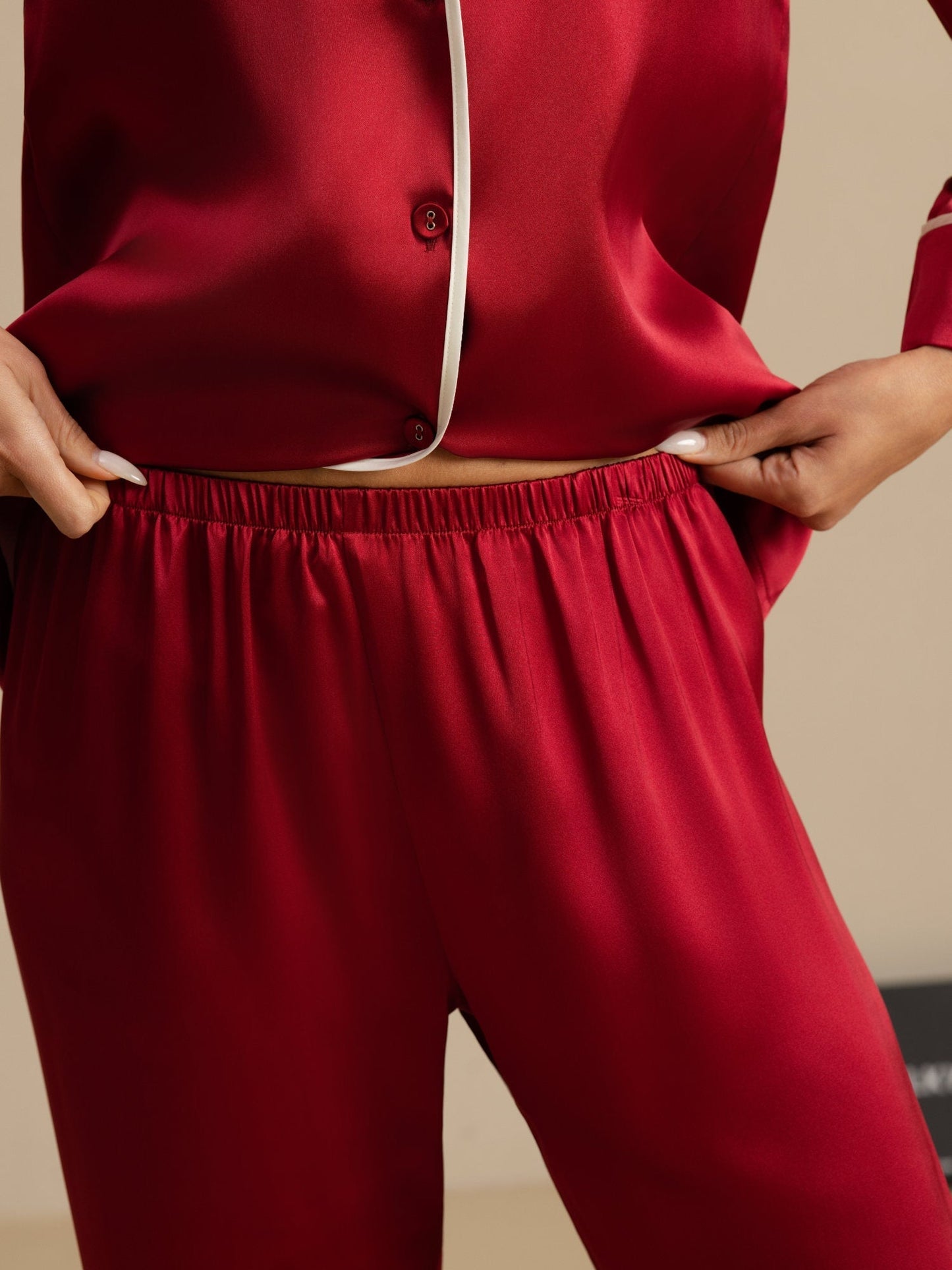 100% Mulberry Silk Classic Pajama Set