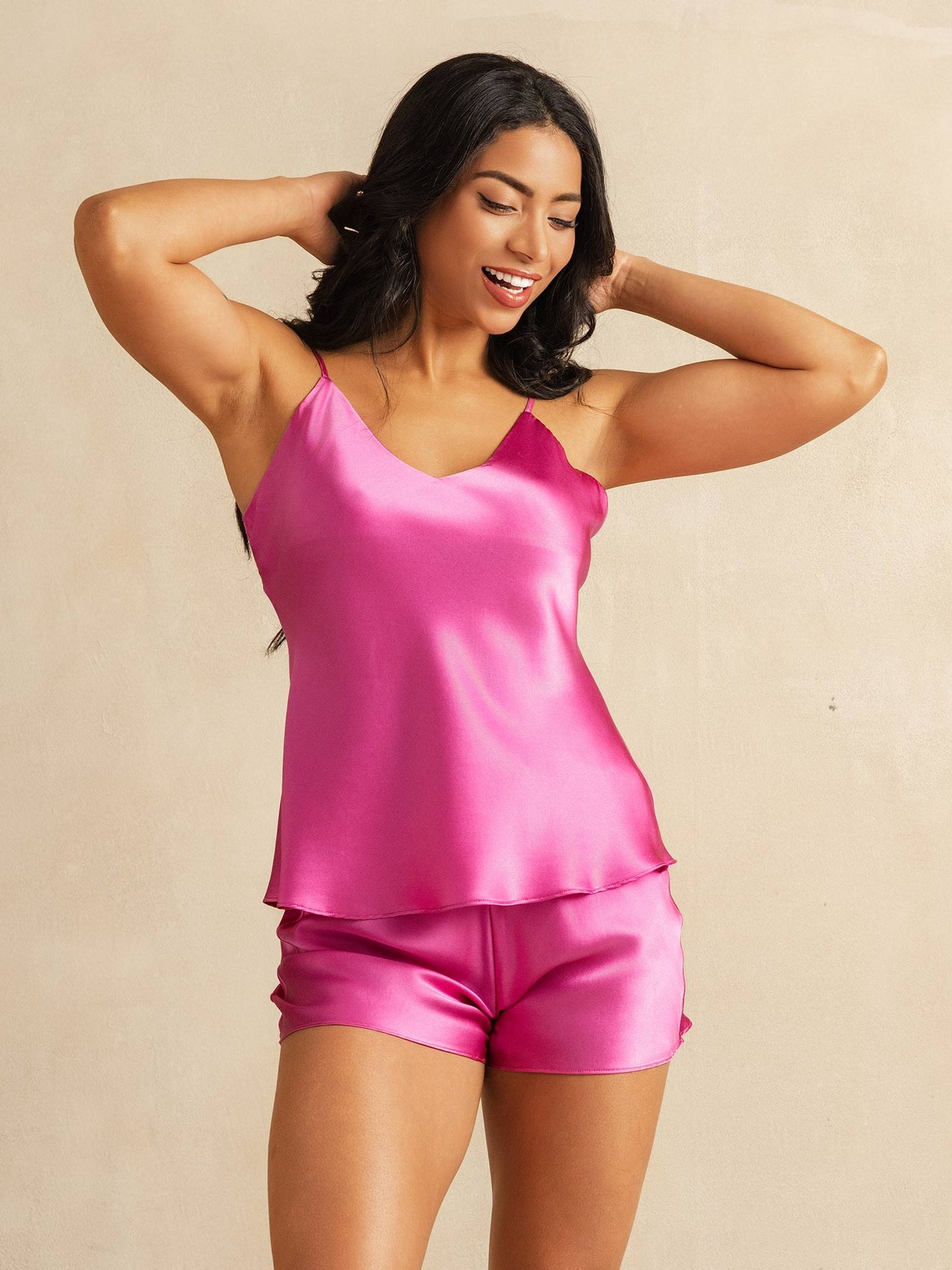 Pure Silk Spaghetti Strap Camisole Set
