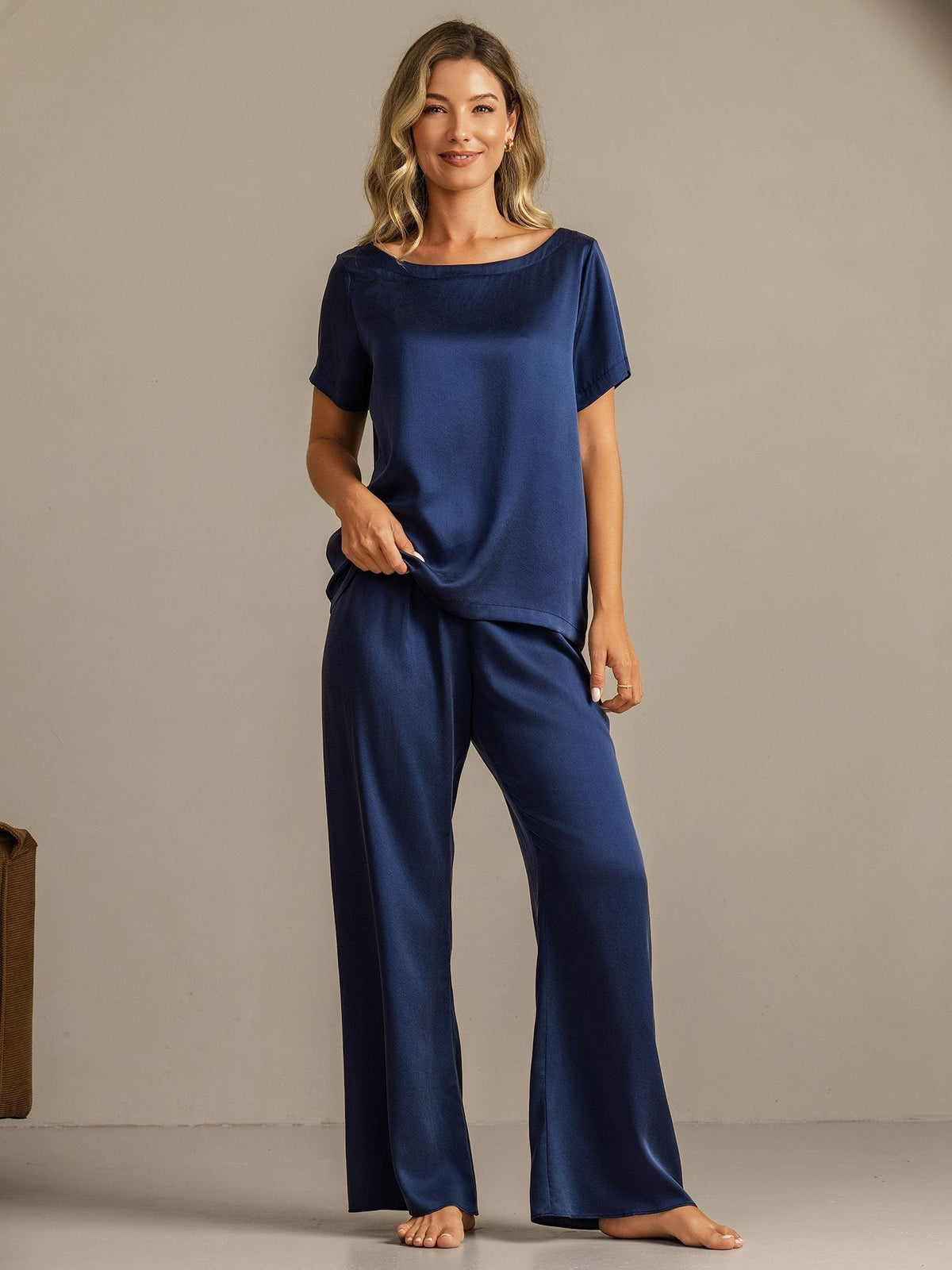 19Momme Women's Washable Silk Short Sleeve Pyjamas Set