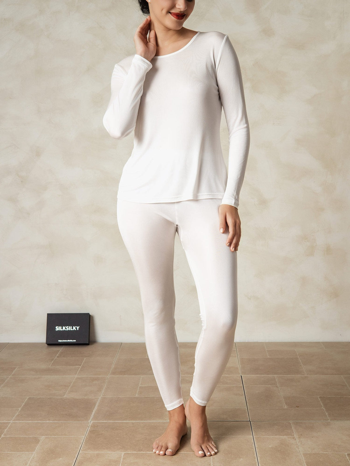 Women's Silk Jersey Long Sleeve Long Johns