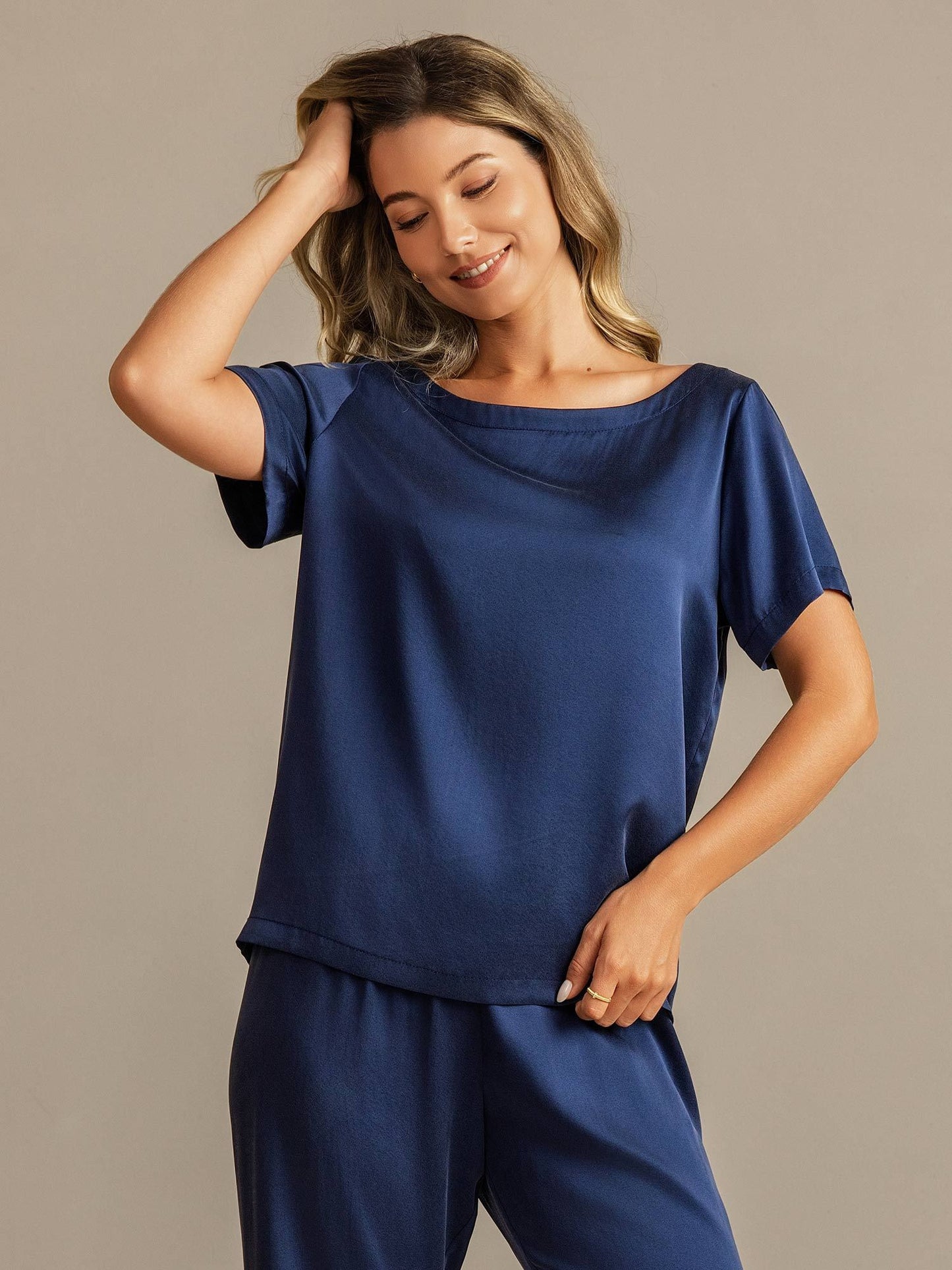19Momme Women's Washable Silk Short Sleeve Pyjamas Set