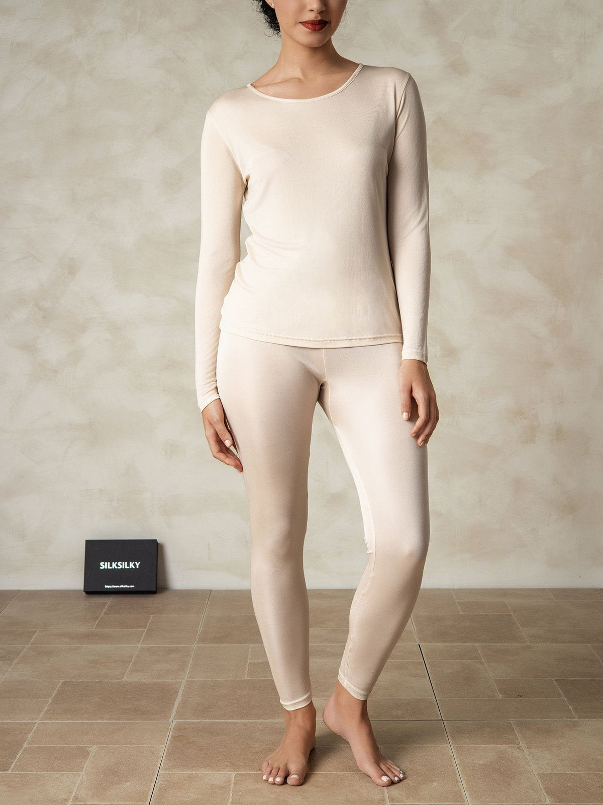 Women's Silk Jersey Long Sleeve Long Johns