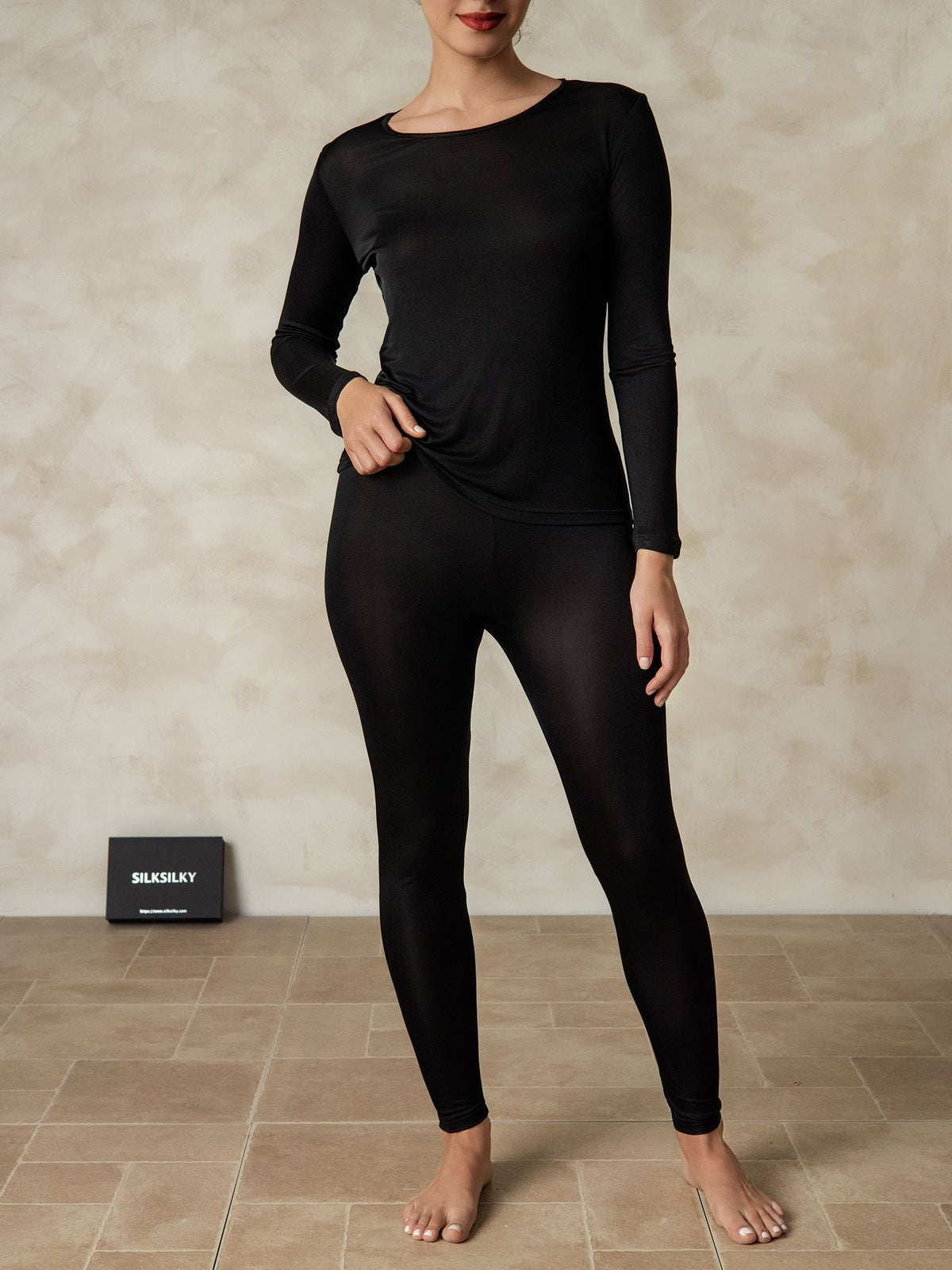 Women's Silk Jersey Long Sleeve Long Johns