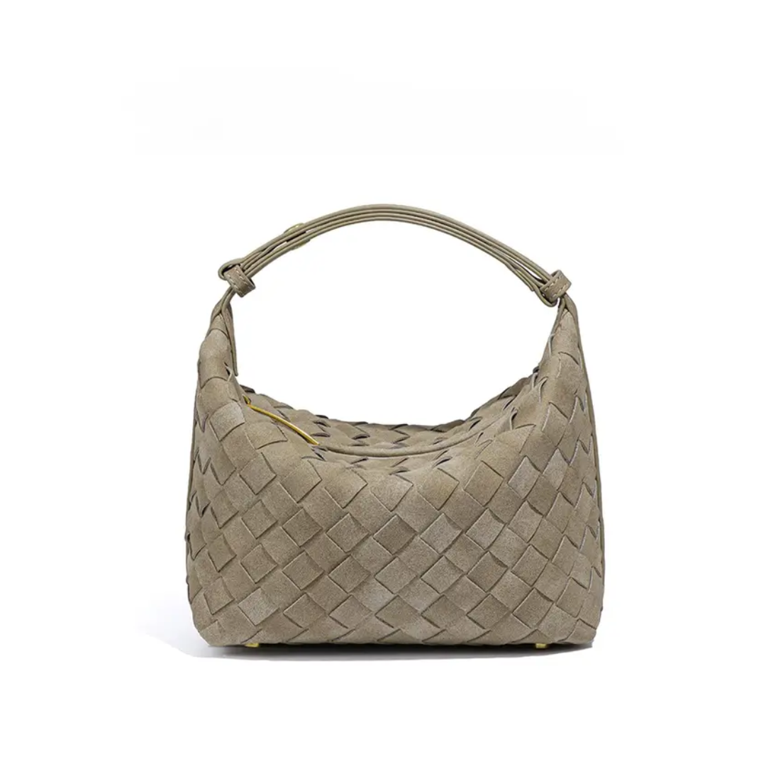 LISANNE™ – Matte Woven Structured Handbag