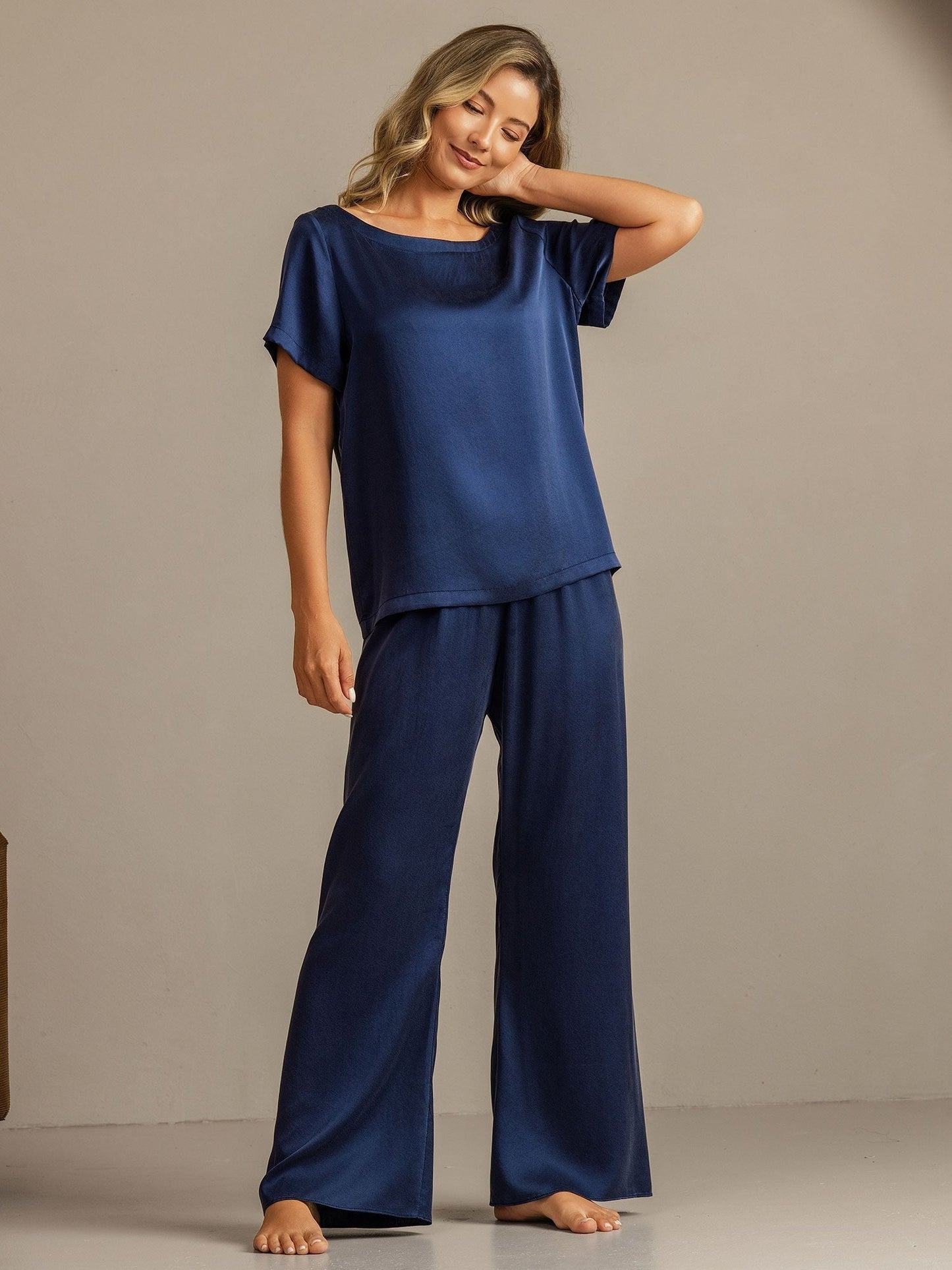 19Momme Women's Washable Silk Short Sleeve Pyjamas Set