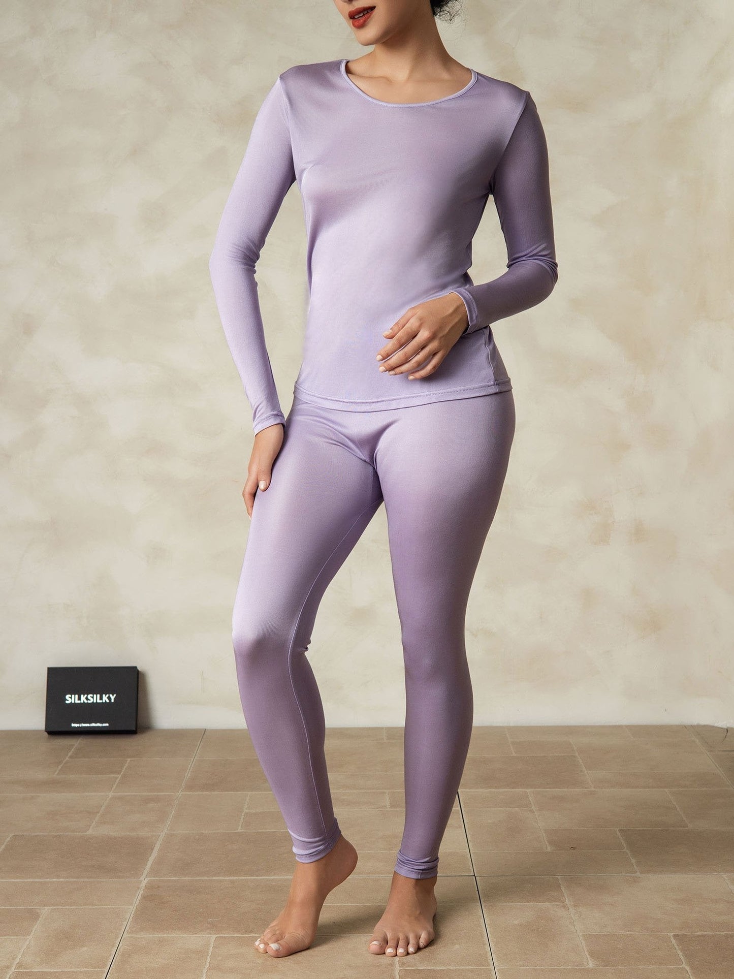 Women's Silk Jersey Long Sleeve Long Johns
