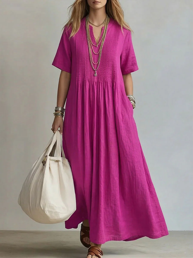 Evelyn™ | Elegant Pleated Dress