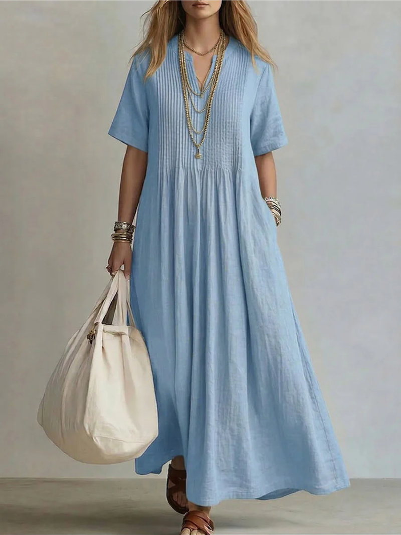 Evelyn™ | Elegant Pleated Dress