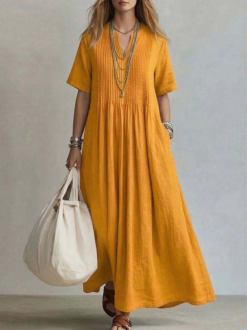 Evelyn™ | Elegant Pleated Dress