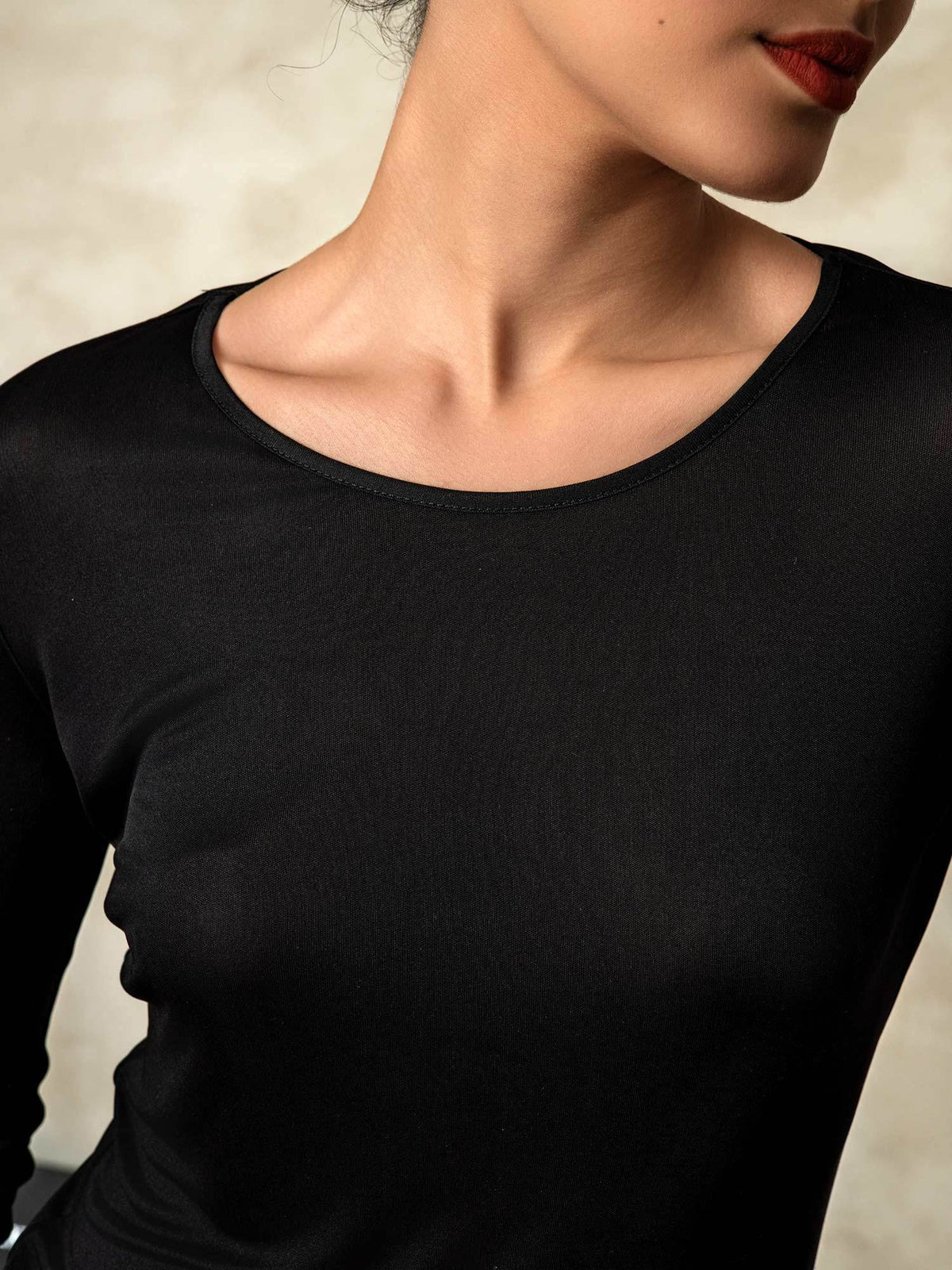 Women's Silk Jersey Long Sleeve Long Johns
