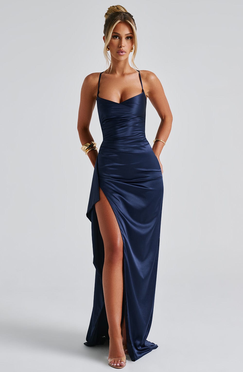 Maya Maxi Dress - Navy